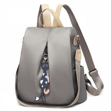 Load image into Gallery viewer, 2019 NEW Women's Anti-theft backpack fashion simple solid color School bag Oxford cloth shoulder bag
