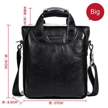 Load image into Gallery viewer, Bostanten 100% Top GENUINE LEATHER Cowhide Shoulder Leisure Men's Bag Business Messenger Portable Briefcase Laptop Casual Purse