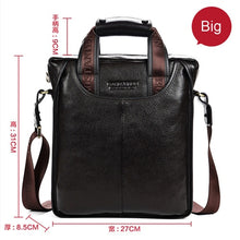 Load image into Gallery viewer, Bostanten 100% Top GENUINE LEATHER Cowhide Shoulder Leisure Men's Bag Business Messenger Portable Briefcase Laptop Casual Purse