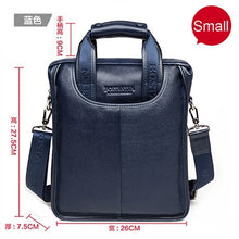 Load image into Gallery viewer, Bostanten 100% Top GENUINE LEATHER Cowhide Shoulder Leisure Men's Bag Business Messenger Portable Briefcase Laptop Casual Purse